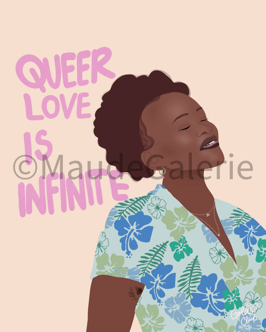 Queer love is infinite (print) - Alexandra Morin